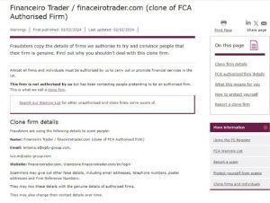 лохотрон Financeiro Trader